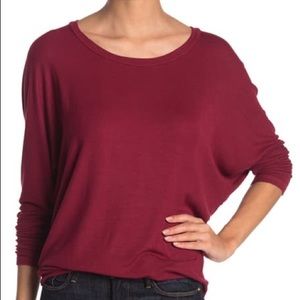 Michael Stars Slub Dolman Sleeve Top / Tunic